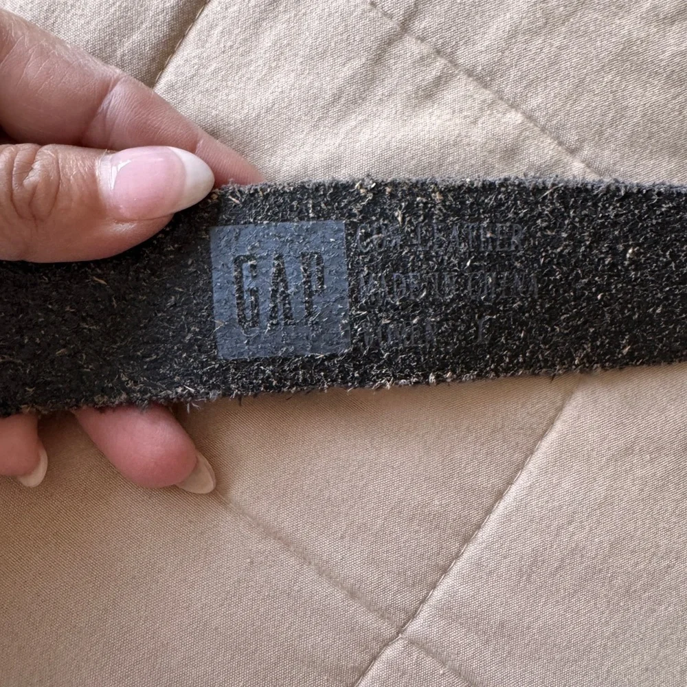 GAP Dark Brown Belt with Brass Buckle